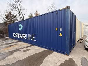 lot 6420 image: CLNU3049784 - 40 Blue CSTARLINK Container w No Side Doors - Unused