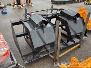 lot 6433 image: CK-HWG72C - Captok - Skid Steer Hollow Wood Grabber - Unused