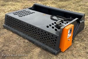 lot 6661 image: (RCR-12-84W) Wolverine - Skid Steer Rock Rake - Unused
