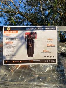 lot 6273 image: ATS-ACE60 - ATSPower - 60 GALLON 2-STAGE AIR COMPRESSOR - Unused