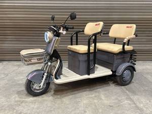 lot 6308 image: IRGC40 - Purple High-End Mini Golf Cart - Electric Tricycle - Unused