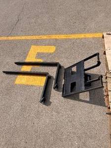 lot 103 image: IREF - Mini Excavator Fork Attachment - Unused