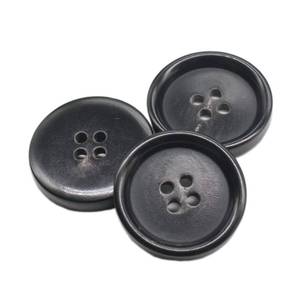 lot 15553 image: 10PCS 1 Inch Real Horn Buttons for Blazer, Suit, Coats, Overcoat, Winter Coat, Jacket, Uniform Genuine Natural Black Buffalo Horn Buttons for Men (25mm, Black) (discoloration on button) - Retail $16