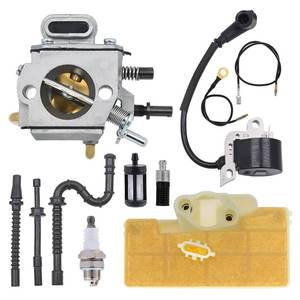 lot 15590 image: MS290 Carburetor for STIHL 029 039 MS290 MS310 MS390 Chainsaw with Ignition coil Air Filter Fuel Line Repower Kit - Retail $28