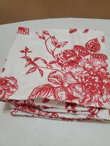 lot 15663 image: 3D Rose Flower Pillow Cover Pack of 2 Decorative Valentines Romantic Stereo Aesthetic Solid Pillowcase for Girl Women Girlfriend Couch Bedroom Decor 12x20 Inch Wine Red - Retail $27