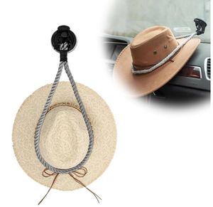 lot 15731 image: (Count Known) Cowboy Hat Mounts for Your Vehicle, Automotive Dashboard Hat Holder Keeps Hat Shape with Suction Cup, Hats Rack Storage Organizer. COUNT UNKNOWN - Retail $5