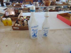 lot 2473 image: Pair of Dispensers - Oil and Vinegar   or Decanters 