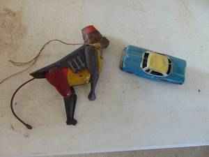lot 2484 image: Vintage Metal Toys
