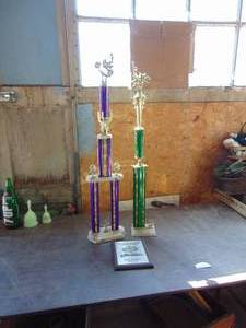 lot 2553 image: Motorcycle Racing Trophies