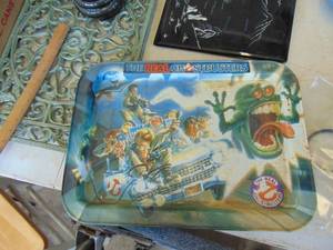 lot 2609 image: Ghostbusters Metal Tray