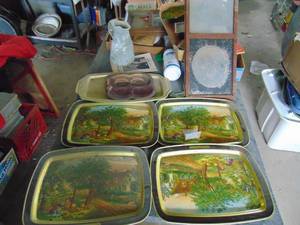 lot 2658 image: Selection of Metal Trays