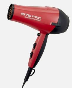 lot 2601 image: RED by Kiss 1875 Pro Tourmaline Ceramic 2200 Hair Blow Dryer with Diffuser - Retail $29