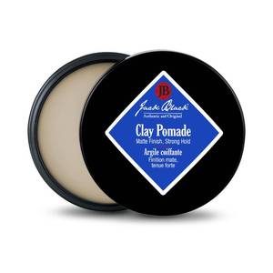 lot 2631 image: Jack Black - Clay Pomade, 2.75 oz - PureScience Formula, Hair-Sculpting, Natural-Looking Hold, Matte Finish, Buildable Control, Natural Oils, Botanical Extract, Fragrance Free - Retail $24