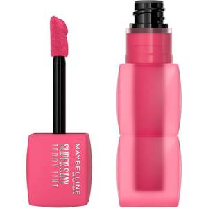lot 2652 image: MAYBELLINE Super Stay Teddy Lip Tint, Long Lasting Matte Lipstick For Up To 12HR Wear, Pinky Promise, 1 Count - Retail $8