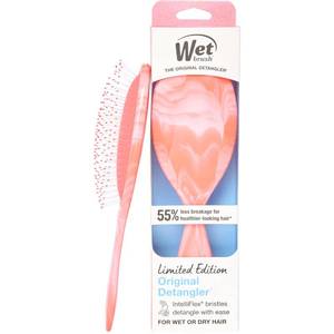 lot 2661 image: Wet Brush Original Detangler Hair Brush, Flexible Bristles Gently Detangle All Hair Types, Works on Wet or Dry Strands, Ergonomic Handle, Reduces Breakage, Limited Edition, Summer Treat Strawberry - Retail $10