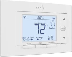 Sensi Smart Thermostat, 100 Years Of Expertise, Wi-Fi, Data Privacy, Programmable, Easy DIY Install, Works With Alexa, Energy Star Certified, Mobile App, ST55 - Retail: $99