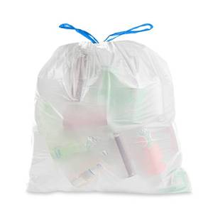 lot 2747 image: Ultrasac 8 Gallon 0.7 MIL White Drawstring Fresh Scented Trash Bags - 22 x 22 - Pack of 100 - For Home &amp Kitchen&nbsp