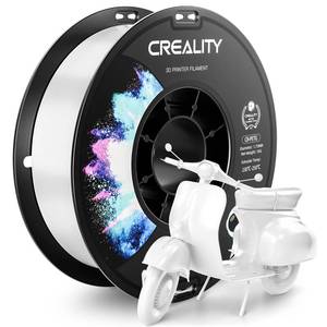 lot 2770 image: CREALITY PETG Filament 1.75mm 3D Printer Filament, 1kg (2.2lb) Neatly Wound Spool, Dimensional Accuracy �0.03mm, Excellent Toughness, Fits for Most FDM 3D Printers, White PETG - Retail $30