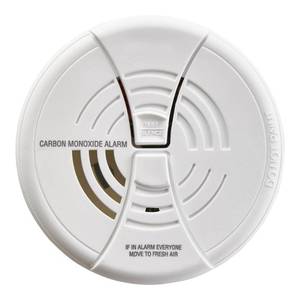 lot 2773 image: FIRST ALERT Carbon Monoxide Alarm  BRK CO250 Battery Operated Carbon Monoxide Detector With 9-Volt Battery & Two Silence Features - Retail $26