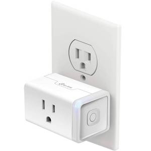 lot 2784 image: Kasa Smart Plug Mini with Energy Monitoring, Smart Home Wi-Fi Outlet Works with Alexa, Google Home & IFTTT, Wi-Fi Simple Setup, No Hub Required (KP115), White - Retail $15