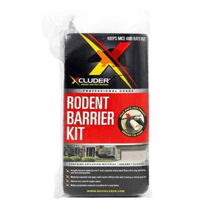 lot 2851 image: Xcluder Rodent Control Fill Fabric, Large DIY Kit, Stainless Steel Wool, Stops Rats and Mice - Retail $22
