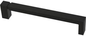 lot 2883 image: Franklin Brass Asymmetric (10-Pack) Cabinet Handles 5-116 Hole Center Modern Pulls  Matte Black Hardware Kitchen Door, Drawers, Dressers, Furniture P40824K-FB-C - Retail $26