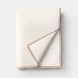 lot 2889 image: The Cozy Collection Cozy Faux Cashmere Knit Throw Ivory - Threshold - Retail $40