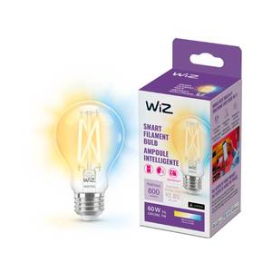 lot 3029 image: WiZ Clear 60W A19 Tunable White Filament LED Smart Bulb - Pack of 1 - E26- Indoor - Connects to Your Existing Wi-Fi - Control with Voice or App  Activate with Motion - Matter Compatible&nbsp&nbsp
