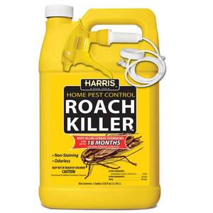 lot 3030 image: Harris Roach Killer, Liquid Spray with Odorless and Non-Staining 12-Month Extended Residual Kill Formula (Gallon)&nbsp