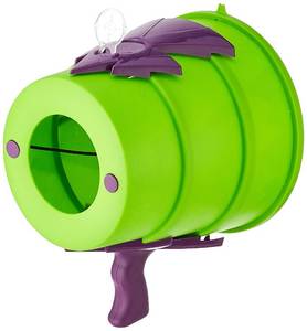 lot 3034 image: Airzooka Toysmith, Blast A Harmless Ball Of Air Toy, Green, All Ages  - Retail $25