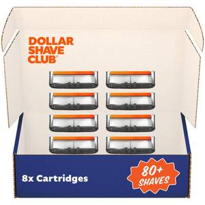 lot 3067 image: Dollar Shave Club  6 Blade Razor Refills (8 Pack)  6 Stainless Steel Blades for a Close &amp Comfortable Shave&nbsp