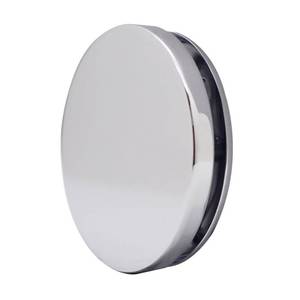 lot 3072 image: Westbrass Floating No-Hole Overflow Faceplate, Polished Chrome, D980R-26&nbsp
