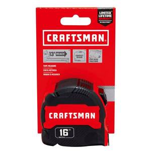 lot 3101 image: Craftsman 16 Compact Easy Grip Tape Measure&nbsp&nbsp