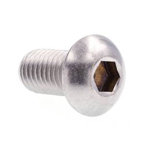 lot 3107 image: Prime-Line 9170332 Socket Cap Screws, Button Head, Hex (Allen) Drive, 12 in-13 X 1 in (5 Pack)&nbsp
