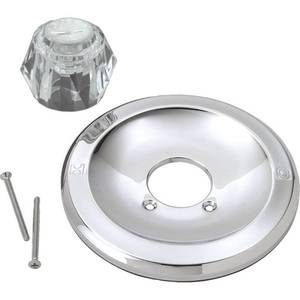 lot 3120 image: Delta Faucet RP77740 Single-Lever Handle Trim Kit,Chrome (missing screws) - Retail $50