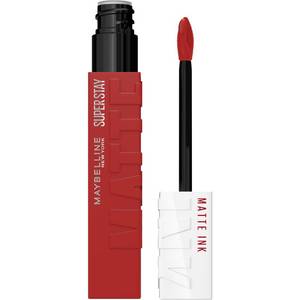 lot 3152 image: Maybelline Super Stay Matte Ink Liquid Lipstick Makeup, Long Lasting High Impact Color, Up to 16H Wear, Hustler, Red Brown, 1 Count, Packaging May Vary&nbsp