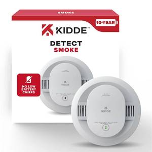 lot 3228 image: Kidde Smoke Detector, 10-Year Battery Powered, LED Warning Light Indicators&nbsp