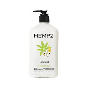 lot 3239 image: Hempz Original, Natural Hemp Seed Oil Body Moisturizer with Shea Butter and Ginseng, Original Scent, Floral Banana, 17 Fl.Oz ( Packaging may vary )&nbsp