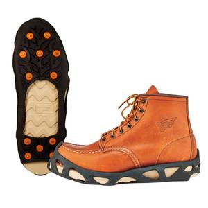 lot 3247 image: Ergodyne TREX 6304 Step In Ice Traction Cleat with 12 Carbon Steel Spike Grips,Black,Medium&nbsp