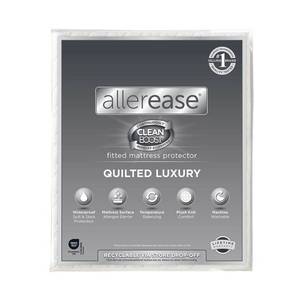 lot 4034 image: Allerease Full Clean Boost Temperature Regulating Fitted Mattress Protector Polyester, OEKO-TEX Certified&nbsp