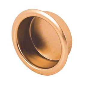 lot 4055 image: Prime-Line Products N 7133 Door Finger Pull  34-Inch Solid Brass (Pack of 4)