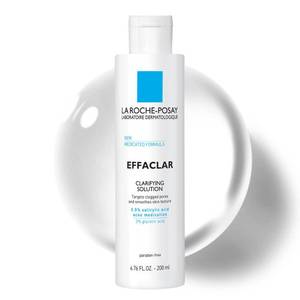 lot 4110 image: La Roche-Posay Effaclar Clarifying Solution Acne Toner with Salicylic Acid and Glycolic Acid, Pore Refining Oily Skin Toner, Gentle Exfoliant to Unclog Pores and Remove Dead Skin Cells&nbsp