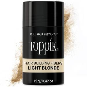 lot 4162 image: Toppik Hair Building Fibers, Light Blonde, 12g Fill In Fine or Thinning Hair, Instantly Thicker, Fuller Looking, 9 Shades for Men &amp Women, Keratin Protein Formula&nbsp
