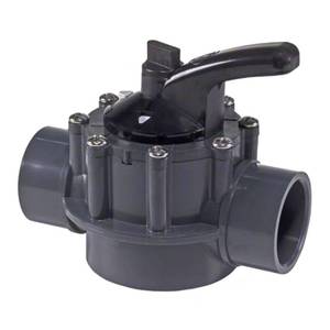 lot 4164 image: Hayward PSV2SDGR PVC 2-Way Pool Check Diverter Valve - Retail $45