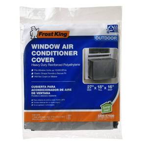 lot 4187 image: THERMWELL AC2H Air Conditioner Cover, 18 by 27 by 16-Inch, Silver&nbsp