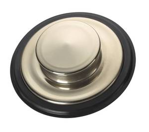 lot 4190 image: INSINKERATOR Kitchen Sink Stopper for INSINKERATOR Garbage Disposal, STP-SSB, Brushed Stainless Steel&nbsp