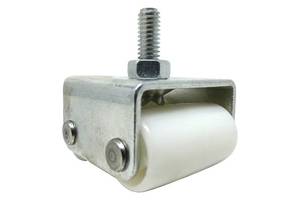 lot 4230 image: Shepherd Hardware 9441 78-Inch Threaded Stem Appliance Caster, Dual Wheels, 4-Pack, White&nbsp