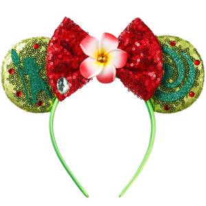 lot 4232 image: Opzzqz Mouse Ear Headbands for Women Giltter Bow Headband for Girls Birthday Party Decorations&nbsp&nbsp