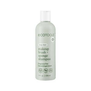 lot 4233 image: EcoTools Makeup Brush  Sponge Shampoo  Remove Makeup &amp Impurities From Tools  Sponges  &amp Puffs  Fragrance-Free Brush Cleanser  No Harsh Chemicals  Vegan  &amp Cruelty-Free  8 fl. oz.236 ml. Bottle