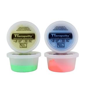 lot 4262 image: CanDo TheraPutty 4 Piece Set - X-Soft, Soft, Medium, and Firm, 2oz Each, Standard Hand Exercise Putty for Rehabilitation, Exercises, Hand Therapy and Strengthening, Stress Relief&nbsp&nbsp
